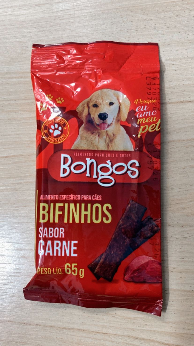 Bifinho para Cães Sabores - Bifinho Bongos 65g