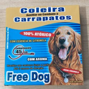 Coleira Anti Carrapatos Free Dog