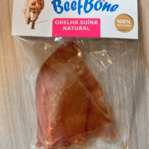 Orelha Suína Petisco Para Cachorros - Beef Bone