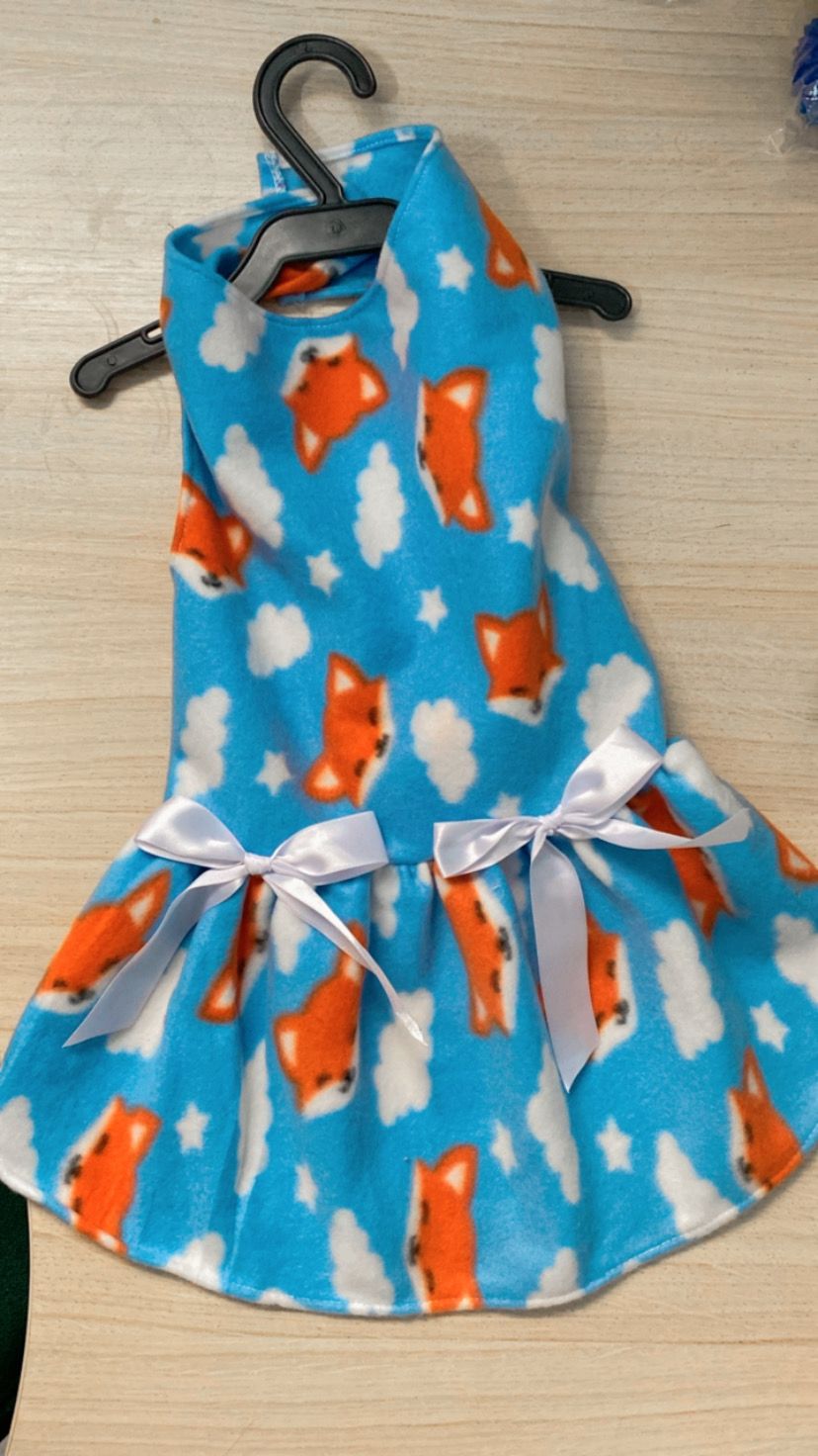 Vestido soft Raposinha